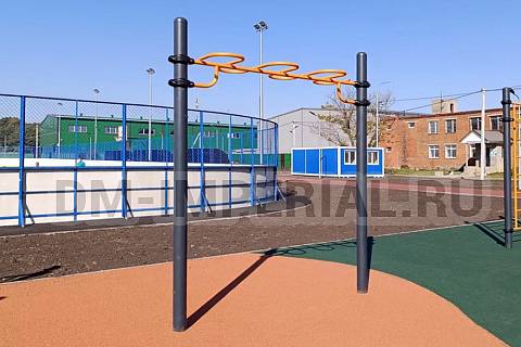 Уличное оборудование, Спортивное оборудование, Рукоход Змейка W-03-001 W-03-001