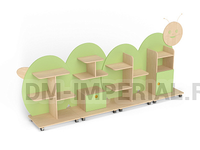 Стеллаж Гусеница