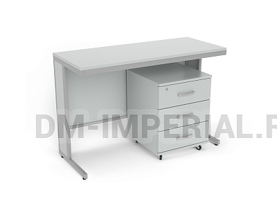 Стол лабораторный письменный с подкатной тумбой