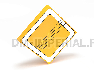 Дорожный знак Конец главной дороги