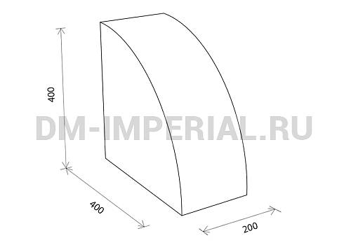 Оснащение детских садов, Мягкие модули, Мягкий модуль Треугольная призма 51 ММ-ЭМ-07.051