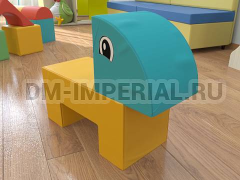 Оснащение детских садов, Мягкие модули, Мягкие игровые модули Пони ММ-ИМ-01.008