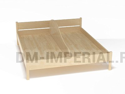 Эко-кровать Соня (массив) двухместная