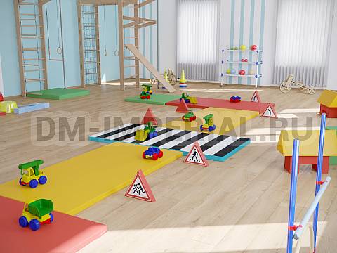 Оснащение детских садов, Мягкие модули, Комплект предупреждающих знаков ММ-ДЗ-08.003