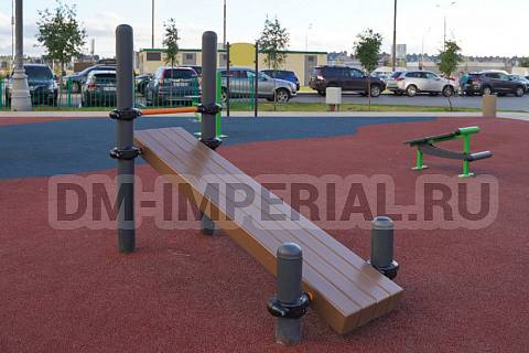 Уличное оборудование, Спортивное оборудование, Лавка для пресса, наклонная W-03-009 W-03-009