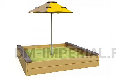 Детская песочница Большая с грибом МФ 1.22