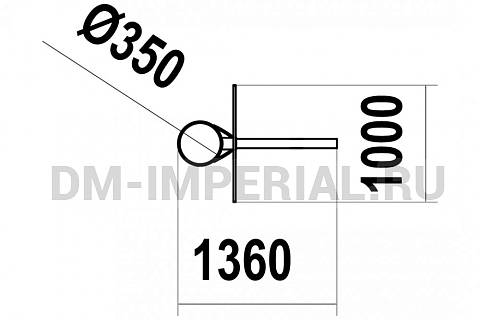 Уличное оборудование, Спортивное оборудование, Стойка баскетбольная детская СП 1.32 СП 1.32