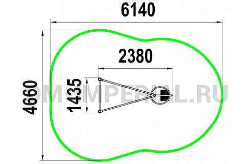 Уличное оборудование, Спортивное оборудование, Спортивный элемент Лопинг СК 1.01 СК 1.01