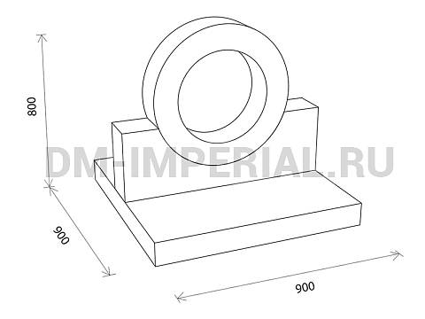 Оснащение детских садов, Мягкие модули, Мягкие спортивные модули Набор 3 ММ-СМ-02.006