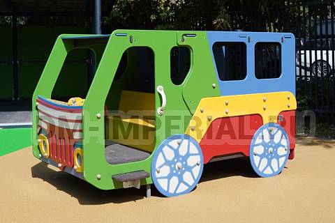 Уличное оборудование, Игровое оборудование, Детская игровая форма Автобус МФ 1.48.1 МФ 1.48.1