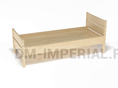 Эко-кровать Соня  с высокими спинками (массив)