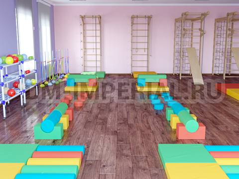 Оснащение детских садов, Мягкие модули, Мягкие спортивные модули Набор 2 ММ-СМ-02.005