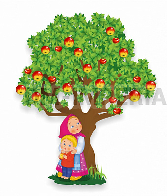 Гуси-лебеди, резной стенд