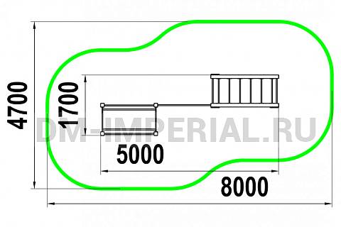 Уличное оборудование, Спортивное оборудование, Спортивный миникомплекс СП 1.102 СП 1.102