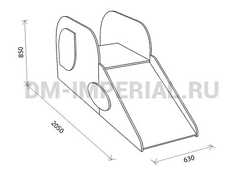 Оснащение детских садов, Игровая мебель, Горка ИМ-039