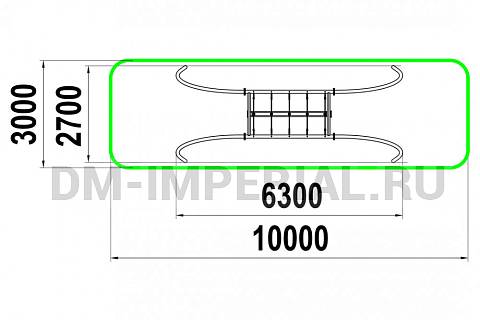 Уличное оборудование, Игровое оборудование, Качели Канат КАЧ 1.33 КАЧ 1.33