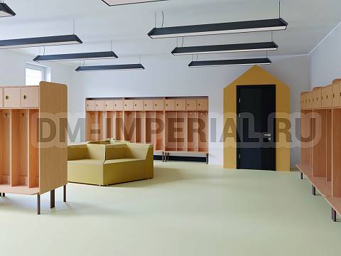 Оснащение школ, Мягкая мебель для школ, Диван модульный 7 ШМ-ММ-082