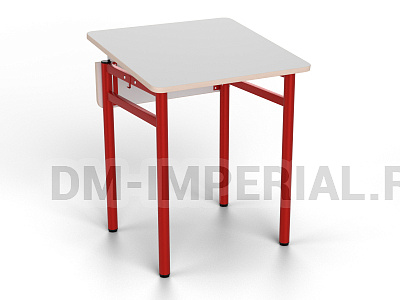 Стол ученический 1-но местный нерегулируемый с наклонной столешницей ЭРУДИТ