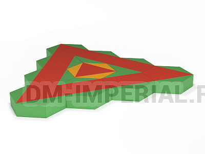 Развивающие мягкие модули Собери треугольник