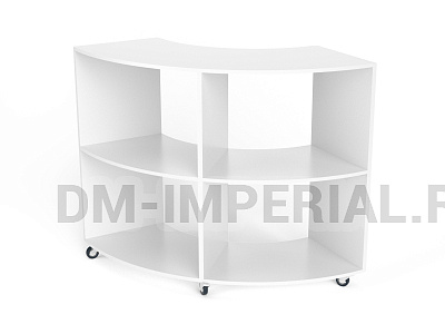 Тумба мобильная полукруглая