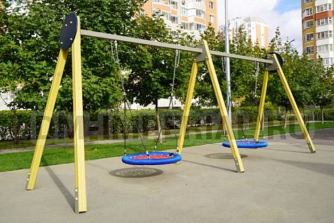 Уличное оборудование, Игровое оборудование, Качели КАЧ 1.18 КАЧ 1.18