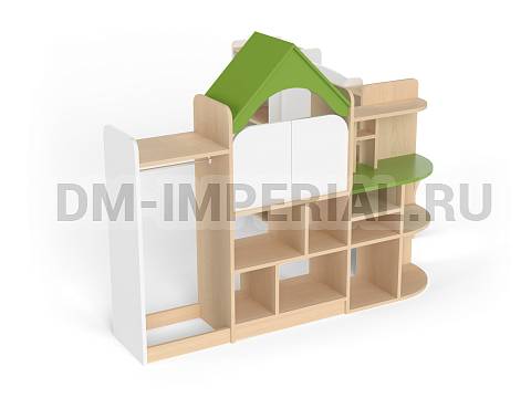 Оснащение детских садов, Стандарт Московской области, Игровая зона Театр-Магазин-Почта СМОДС-07.030