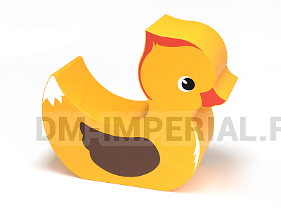 Контурная игрушка Уточка