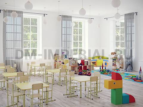 Оснащение детских садов, Столы, Стол Квадратный на регулируемых ножках СТ-005 Оснащение детских садов, Столы, Стол Квадратный на регулируемых ножках СТ-005