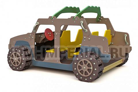 Уличное оборудование, Игровое оборудование, Детская игровая форма Тачка МФ 1.145 МФ 1.145