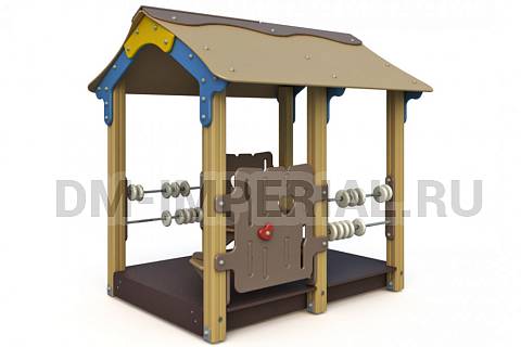 Уличное оборудование, Игровое оборудование, Детский игровой домик Избушка МФ 1.78 МФ 1.78