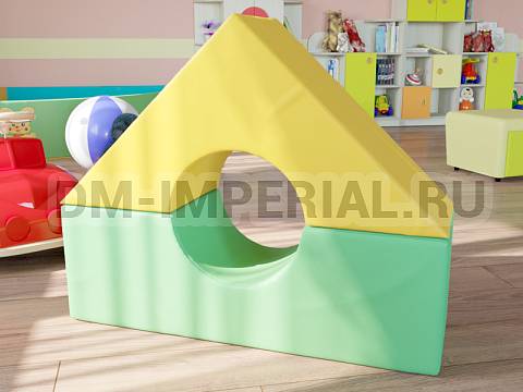 Оснащение детских садов, Мягкие модули, Мягкий конструктор Терем большой ММ-МК-02.033