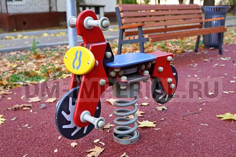 Уличное оборудование, Игровое оборудование, Качалка на пружине Мотоцикл КА 1.10 КА 1.10