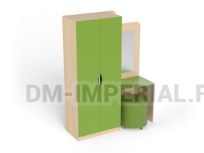 Шкаф воспитателя для одежды с зеркалом