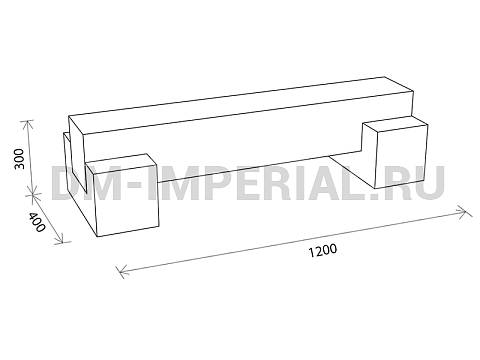 Оснащение детских садов, Мягкие модули, Комплект мебели Скамья ММ-ММ-008 Оснащение детских садов, Мягкие модули, Комплект мебели Скамья ММ-ММ-008