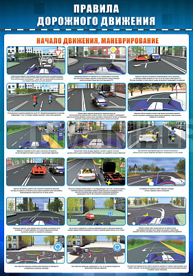 ПДД. Начало движения, маневрирование