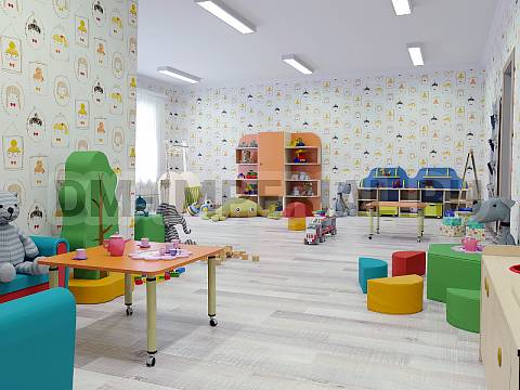 Оснащение детских садов, Столы, Стол Квадратный на регулируемых ножках и колесах СТ-005-К