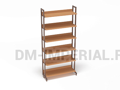 Стеллаж библиотечный односторонний