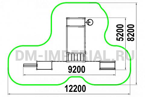 Уличное оборудование, Спортивное оборудование, Спортивный миникомплекс СП 1.104 СП 1.104
