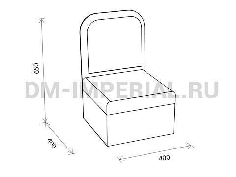 Оснащение детских садов, Мягкая мебель, Кресло Карапуз  ММ-010-К