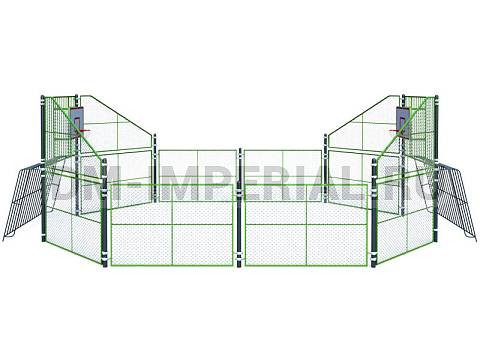Уличное оборудование, Спортивное оборудование, Площадка для мини-футбола Урабн-мини-1 W-05-011 W-05-011