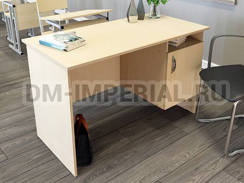 Оснащение школ, Учительские столы, Стол учителя однотумбовый ШМ-УС-001