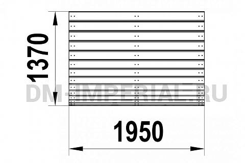 Уличное оборудование, Садово-парковое оборудование, Диван парковый Д 1.46 Д 1.46