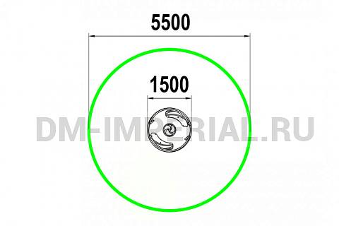 Уличное оборудование, Игровое оборудование, Карусель Космос КАР 1.17 КАР 1.17