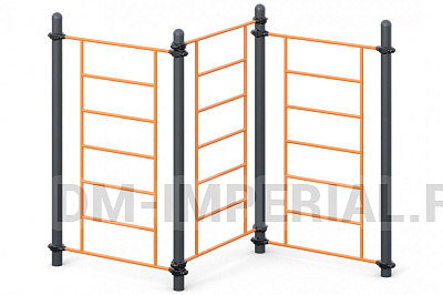 Шведская стенка тройная W-03-012