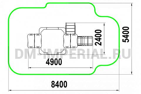 Уличное оборудование, Игровое оборудование, Детская песочница Астра МФ 1.79 МФ 1.79