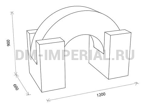 Оснащение детских садов, Мягкие модули, Мягкие спортивные модули Набор 12 ММ-СМ-02.023
