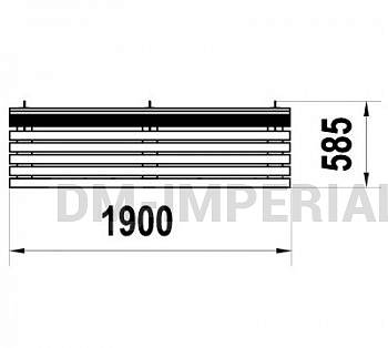 Уличное оборудование, Садово-парковое оборудование, Диван парковый Д 1.29 Д 1.29