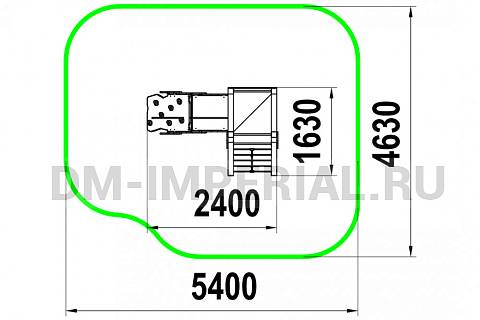 Уличное оборудование, Спортивное оборудование, Спортивный миникомплекс СП 1.104.3 СП 1.104.3
