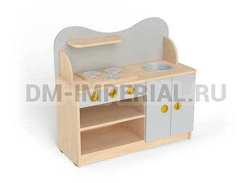 Оснащение детских садов, Игровая мебель, Кухня Малютка ИМ-045