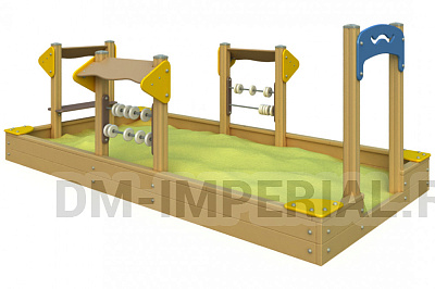 Детская песочница Дворик МФ 1.54